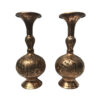 Set de 2 vases décoratifs en cuivre persan gravés fait main modèle Mehmansara