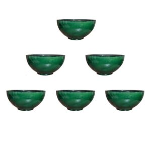 Bol Dizi en Poterie – Pour Abgoosht, Yaourts, Soupes et Nouilles | Vert (Ensemble de 6)