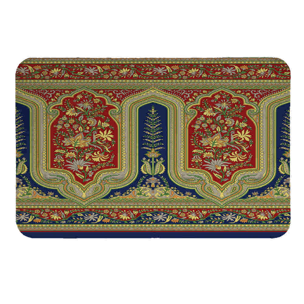 Set de 4 sets de table en velours Sous l'assiette – Modèle Narenj