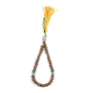 Chapelet islamique de Karbala avec terre sacrée (Khak-e-Shifa) pour chiite Rima