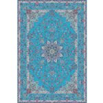Grand tapis de sol intérieur de style bohème persan Sina