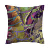 Housse de coussin en velours persan violette - Design Romantique (Set de 2)