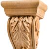 Modèle de capitale en bois sculpté Ava 03