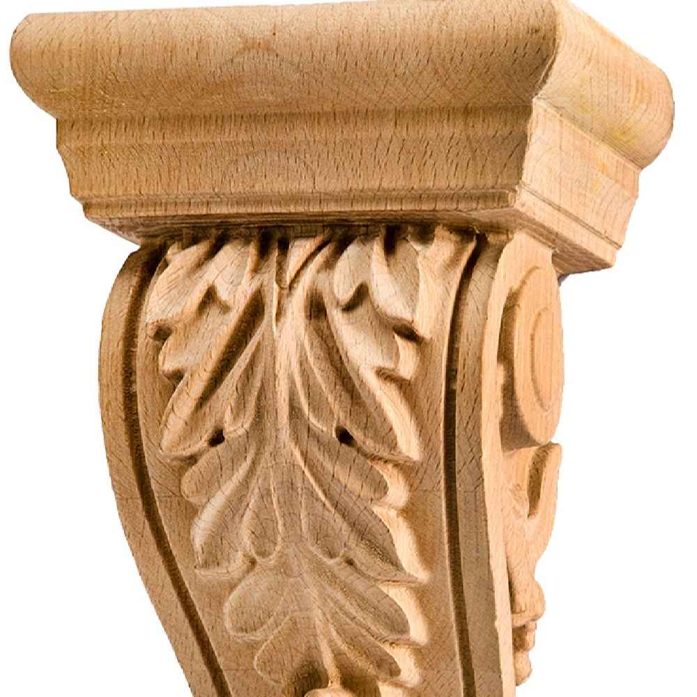 Modèle de capitale en bois sculpté Ava