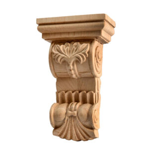 Modèle de capitale en bois sculpté Hooman