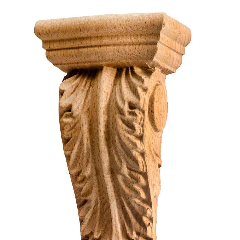 Modèle de capitale en bois sculpté Rina