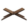 Support Rehal en bois pliable pour le Coran avec motif inspiré de l'Islam