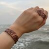 Ensemble de Bracelet et Bague en Cuivre Modèle Bahar