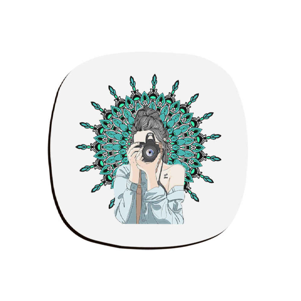 Ensemble de sous-verres artistiques avec le design Mandala
