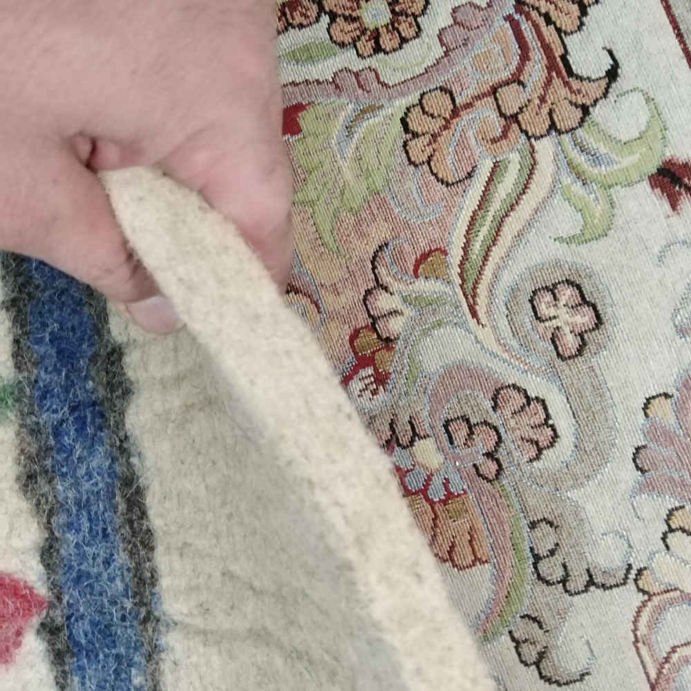 Tapis en feutre de laine persan 100% naturel et fait main Rasta