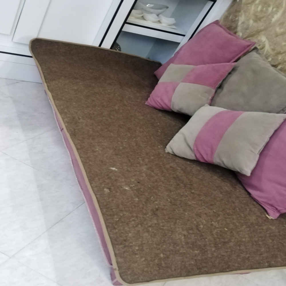 Tapis en feutre de laine persan 100% naturel et fait main Simple Marron