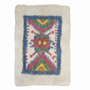 Tapis en feutre de laine persan 100% naturel et fait main Tahoora