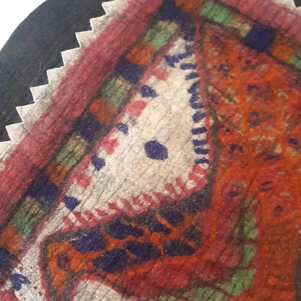 Tapis en feutre de laine persan 100% naturel et fait main Tavoos