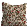 Housse de coussin en velours style floral - Design Baghcheh (Set de 2)