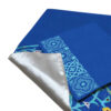 Tapis de prière de voyage pour musulman taille poche et portable Sajada Bleu