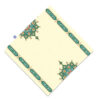 Tapis de prière de voyage pour musulman taille poche et portable Sajada Vert Eslimi