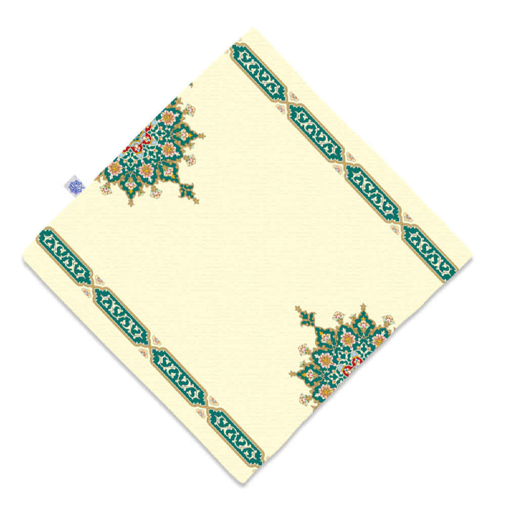 Tapis de prière de voyage pour musulman taille poche et portable Sajada Vert Eslimi