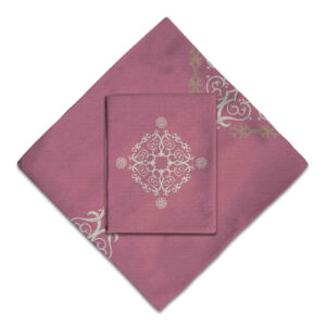 Tapis de prière de voyage pour musulman taille poche et portable Sajada Rose Eslimi