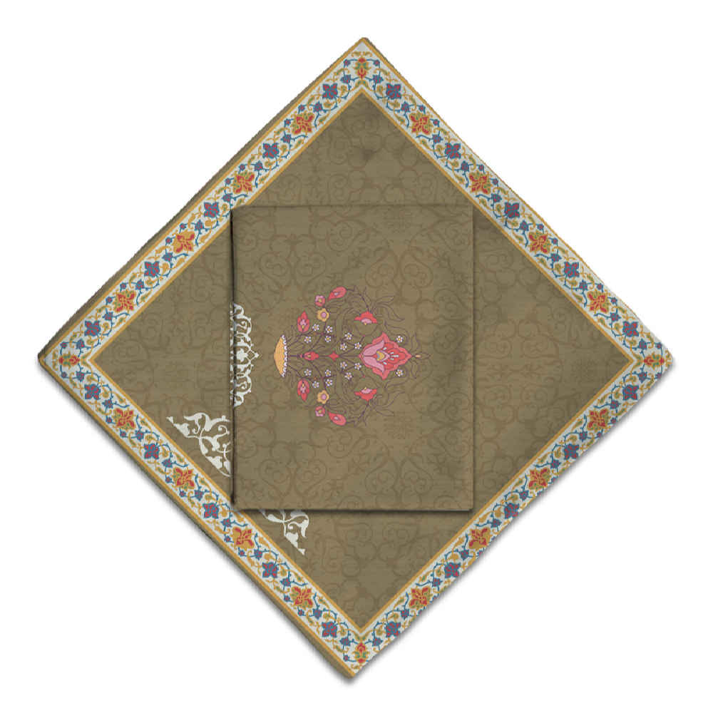 Tapis de prière de voyage pour musulman taille poche et portable Design Sajada Eslimi