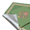 Tapis de prière de voyage pour musulman taille poche et portable Sajada Vert Eslimi
