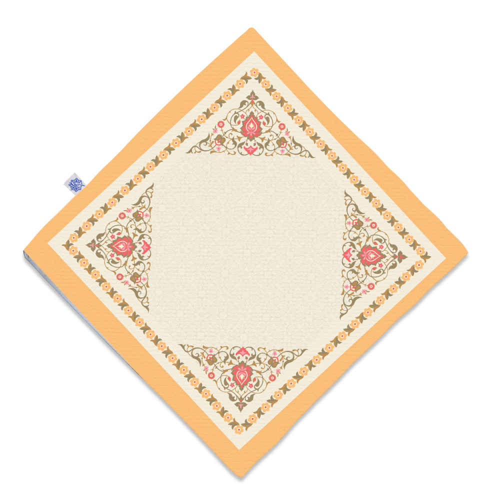 Tapis de prière de voyage pour musulman taille poche et portable Sajada Crème Eslimi