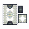 Tapis de Prière Islamique en Velours Léger avec Motif Eslimi
