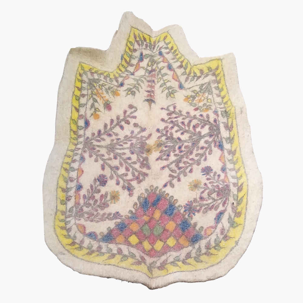 Tapis en feutre de laine persan 100% naturel et fait main Raha