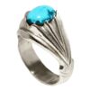 Bague en Argent Persan avec Turquoise de Neyshabur Farima Kaveh