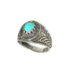 Bague en Argent Persan avec Turquoise de Neyshabur Farima Mehran