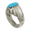 Bague en Argent Persan avec Turquoise de Neyshabur Farima Vafa