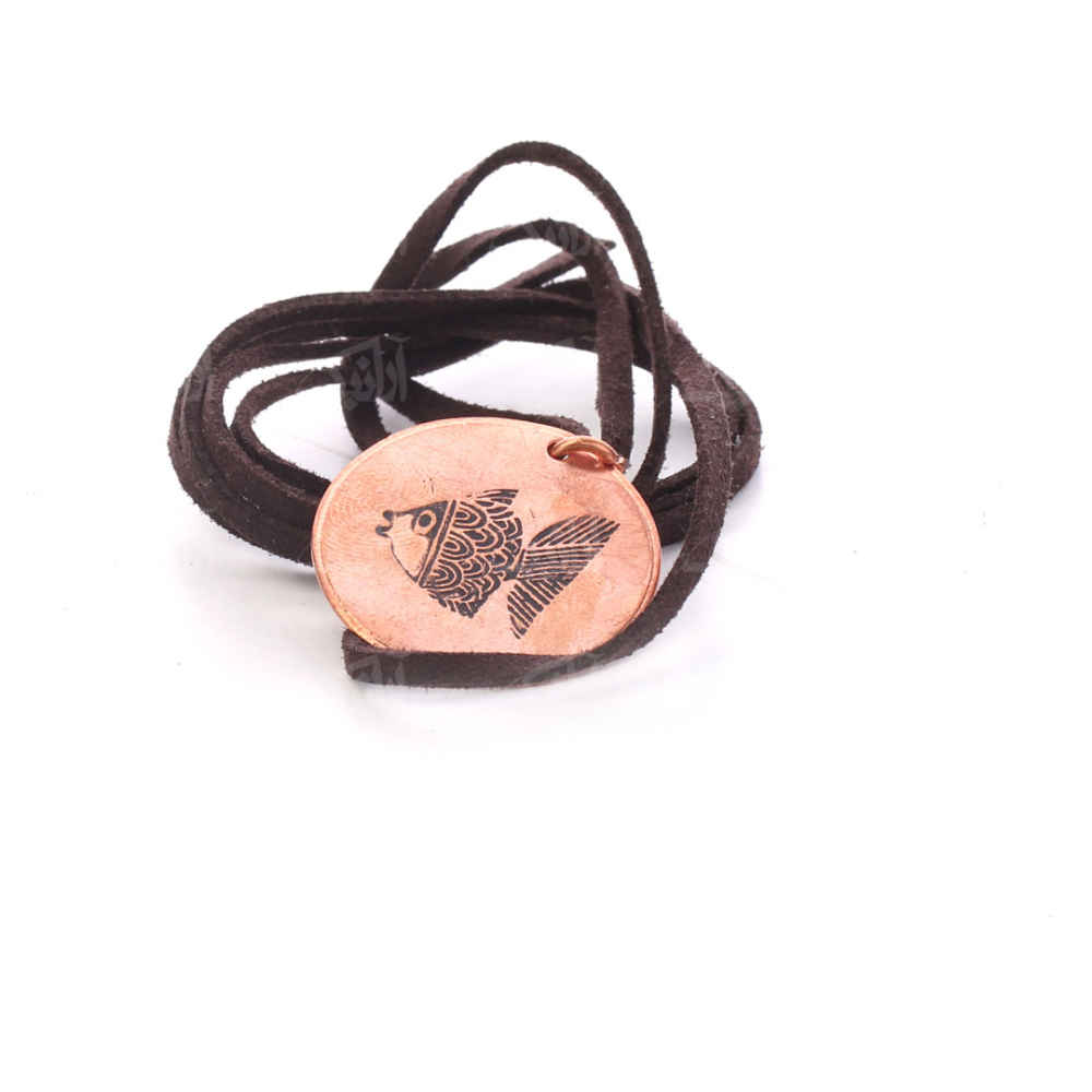 Collier en cuivre avec symbole persan artistique – Mahi