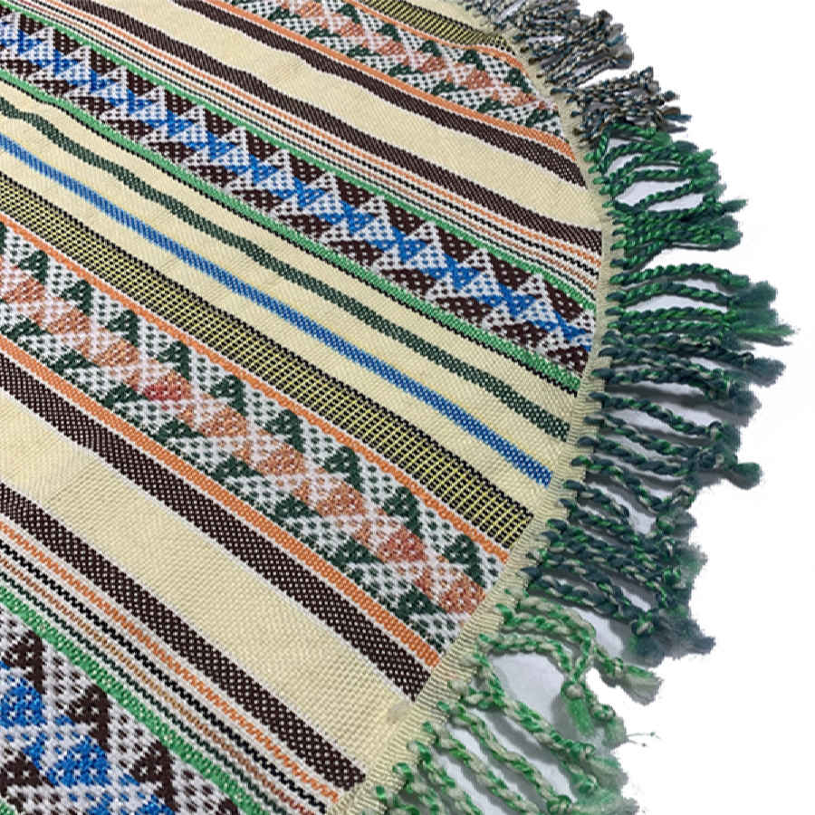 Tapis Jajim persan authentique tissé à plat rayé Razeghi