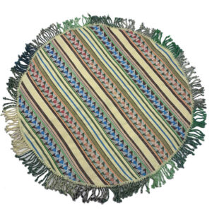 Tapis Jajim persan authentique tissé à plat rayé Razeghi