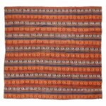 Tapis Jajim persan authentique tissé à plat rayé Roza