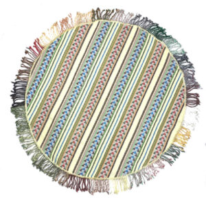 Tapis Jajim persan authentique tissé à plat rayé Zanbagh