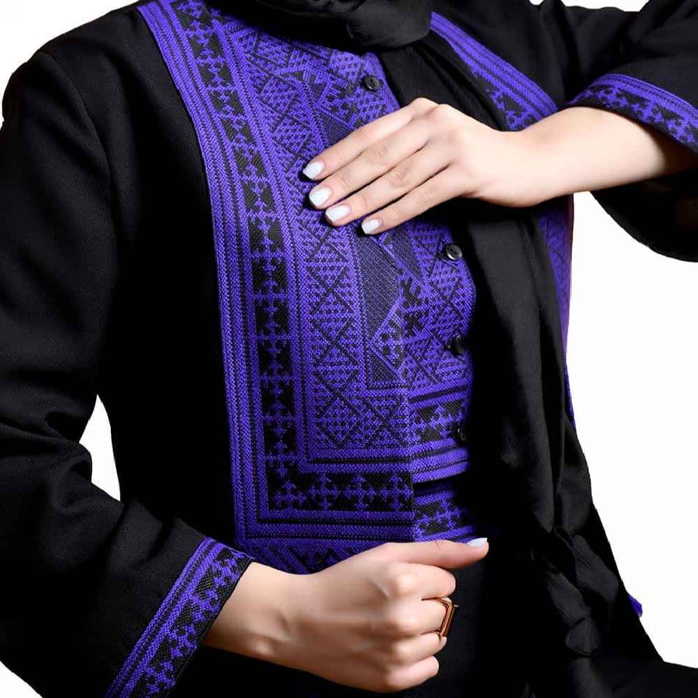 Ensemble Manto Perse, Pantalon & Gilet Modèle Delina