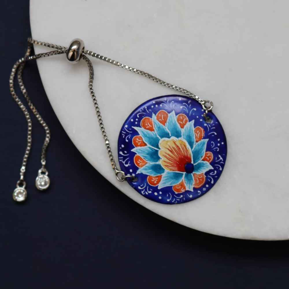 Ensemble de Bijoux Minakari Perse Modèle Lotus