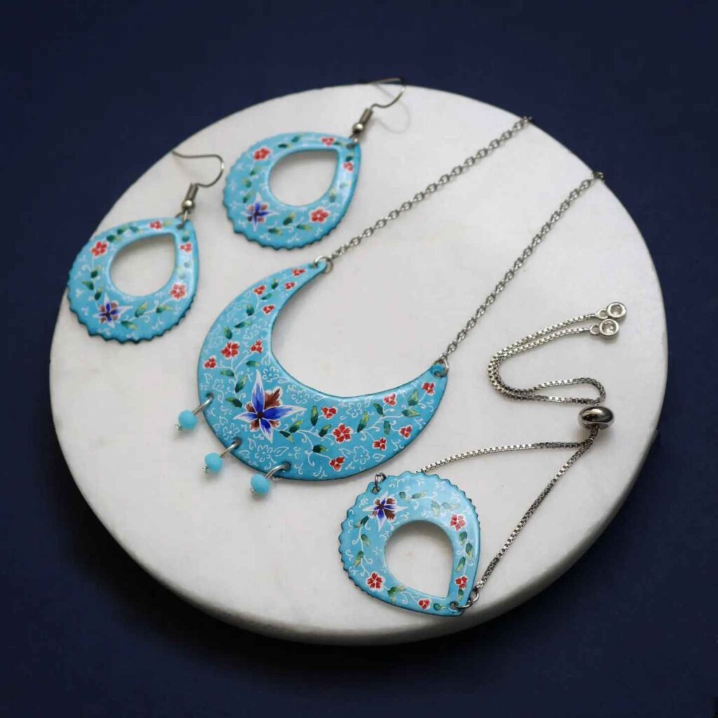 Ensemble de Bijoux Minakari Perse Modèle Nil