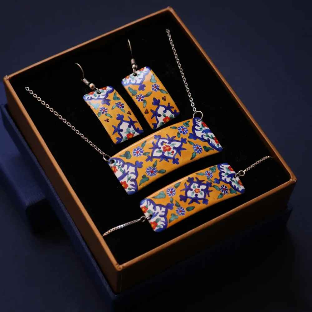 Ensemble de Bijoux Minakari Perse Modèle Saadi