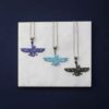 Collier persan minimaliste - Symbole zoroastrien Farvahar