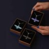 Collier persan minimaliste - Symbole zoroastrien Farvahar