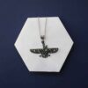 Collier persan minimaliste - Symbole zoroastrien Farvahar
