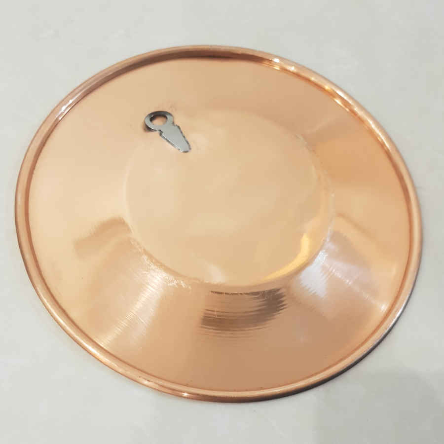 Assiette Décorative en Cuivre Peinte à la Main avec Émail Persan Minakari Rahil