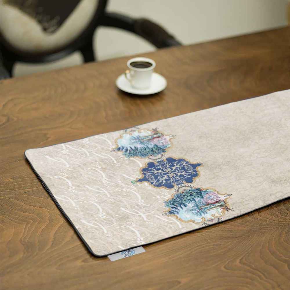 Chemin de table en velours "Persian Elegance" Modèle Rima