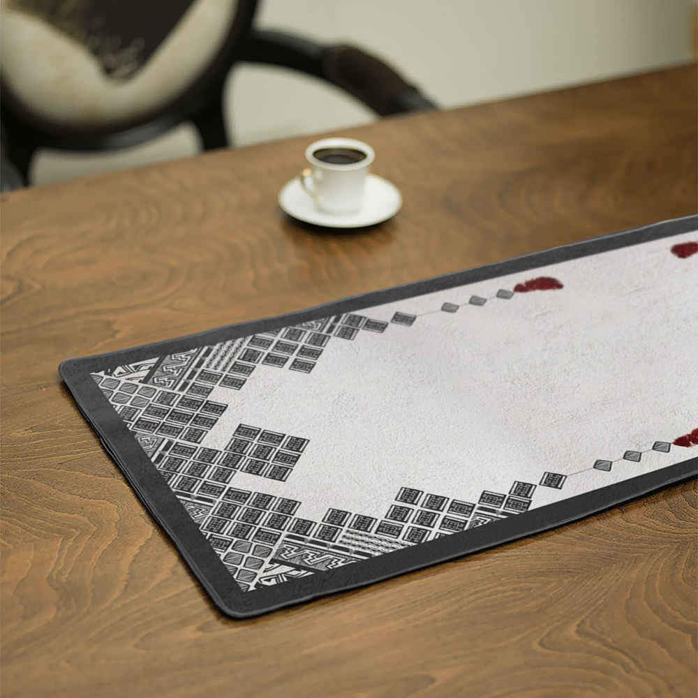 Chemin de table en velours "Persian Elegance" Modèle Ronak