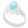 Bague en Argent Persan avec Turquoise de Neyshabur Farima Farshid