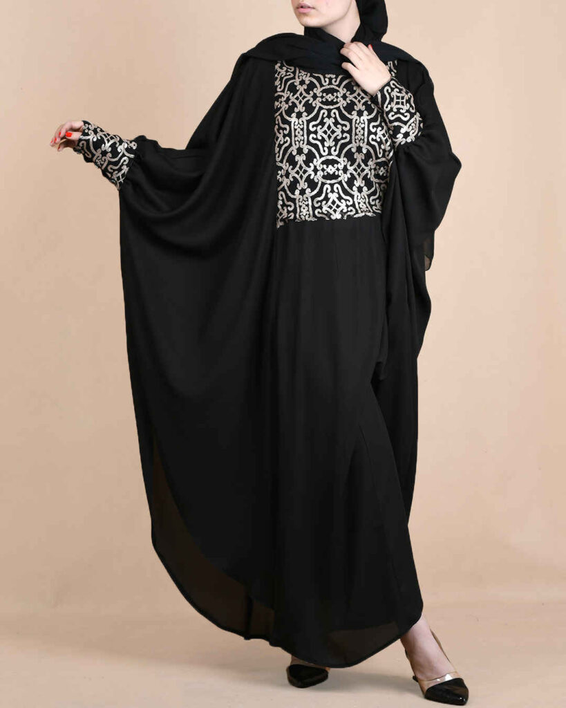 Abaya Papillon Élégante pour Femmes – Détails Inspirés de la Perse