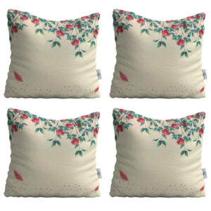 Set de coussins en velours – Design Baharan (Set de 4)