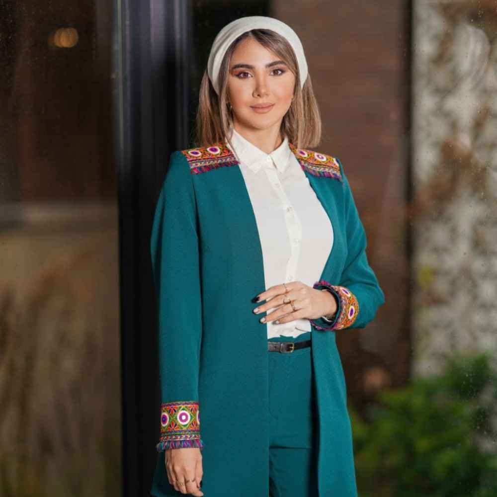 Ensemble Manto Perse & Pantalon Modèle Sonati