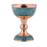 Bol Décoratif Persan Artisanal Incrusté de Turquoise Tanaz